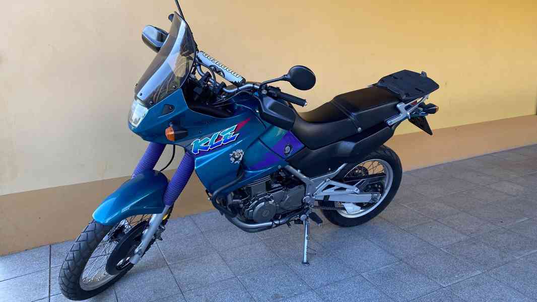Kawasaki KLE 500 / 2. majitel, plotna s kufrem, padací rámy - foto 1