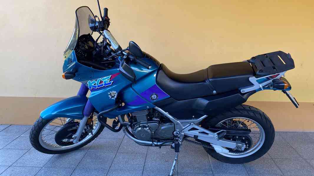 Kawasaki KLE 500 / 2. majitel, plotna s kufrem, padací rámy - foto 2
