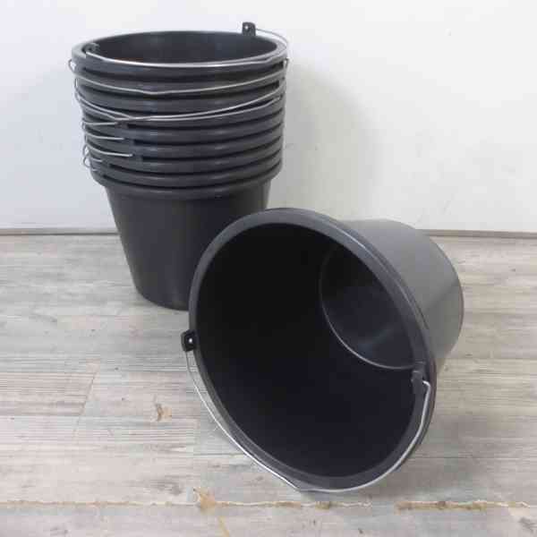 10 x 5 litrový kbelík na maltu stavební vědro
