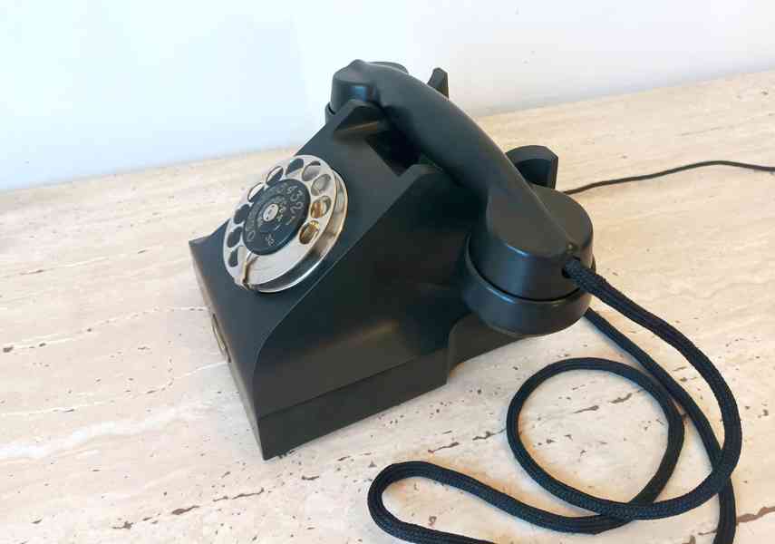 Starožitný telefon Prchal – Ericsson, rok 1936/1939, krásný  - foto 6