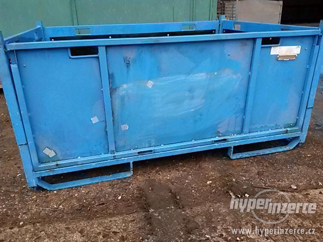 Kovové skladovací / přepravní skládací boxy STRUMET - foto 4