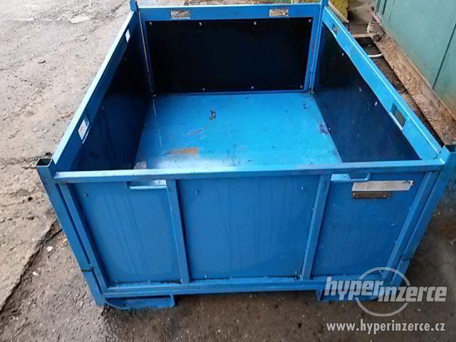 Kovové skladovací / přepravní skládací boxy STRUMET - foto 8
