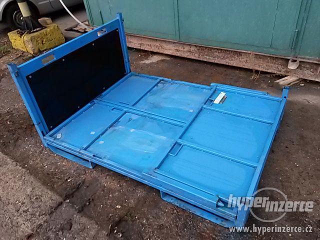 Kovové skladovací / přepravní skládací boxy STRUMET - foto 9