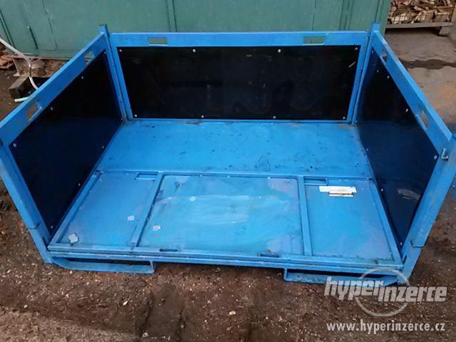 Kovové skladovací / přepravní skládací boxy STRUMET - foto 10