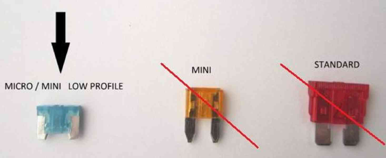 Pojistky nožové MINI nízké 10x Toyota, Nissan , Honda - foto 2