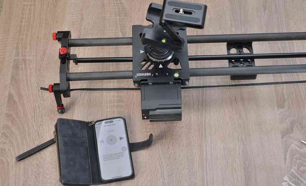 Neewer 80cm kamerový slider **karbon*Motorizované - foto 7