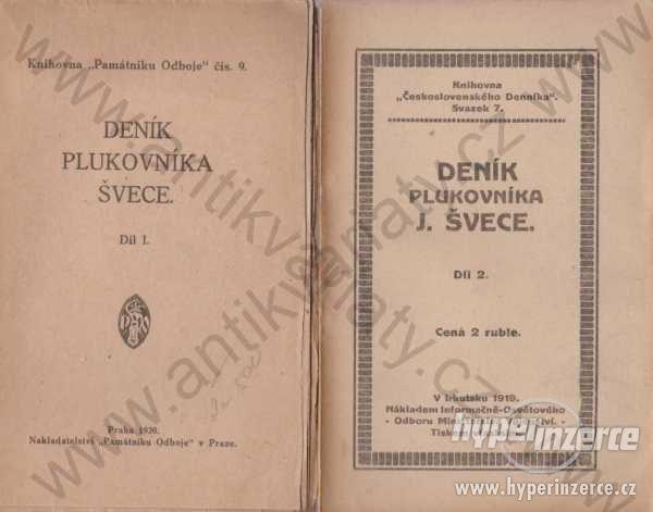 Deník plukovníka Švece Památník odboje, Praha 1920 - foto 1