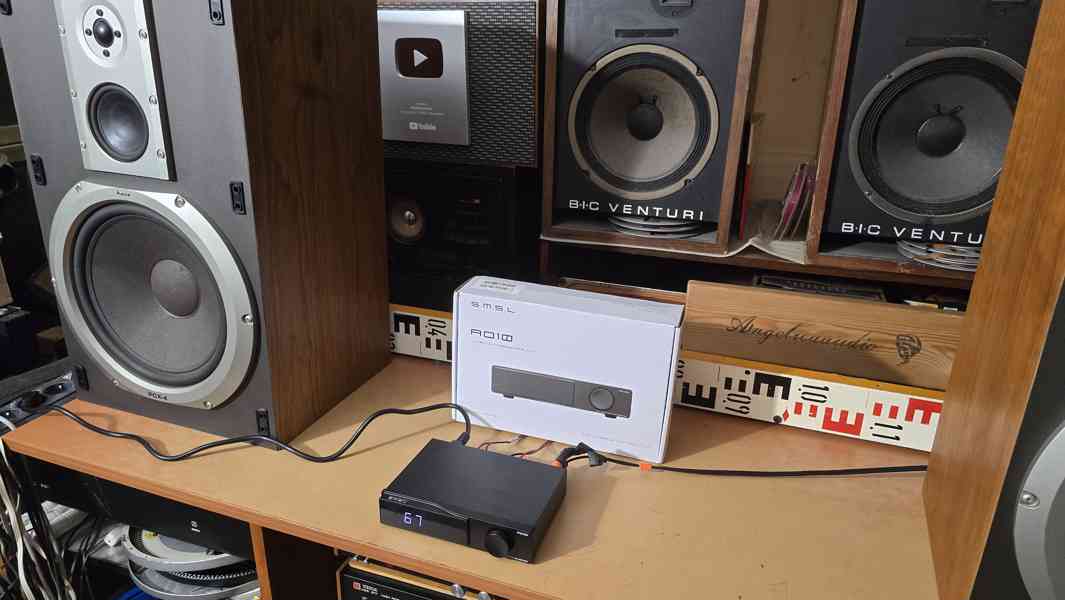 Bluetooth mini stereo zesilovač 2x 70W - NOVÝ - foto 3