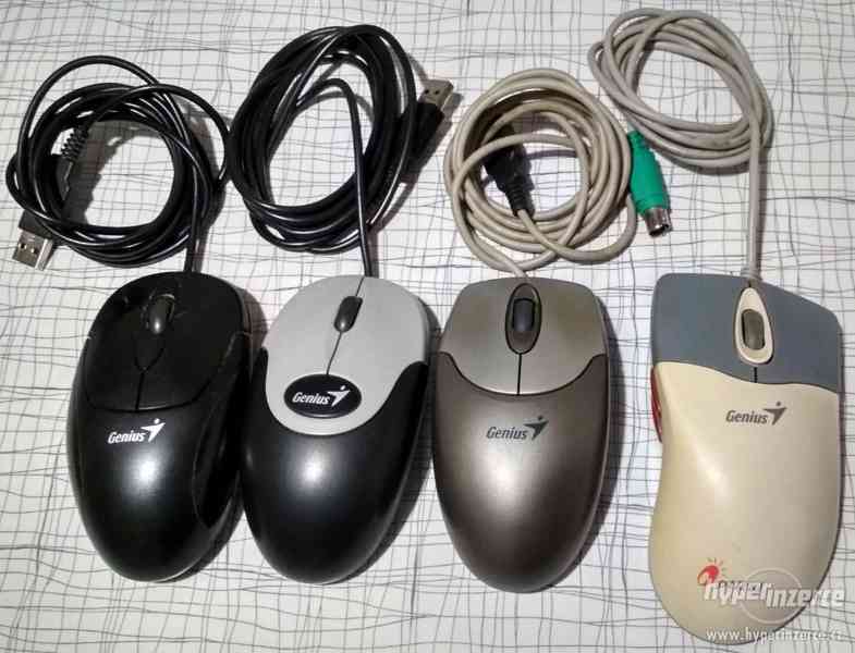 optické myši USB a PS2, nové nebo použité, bezvadné - foto 1