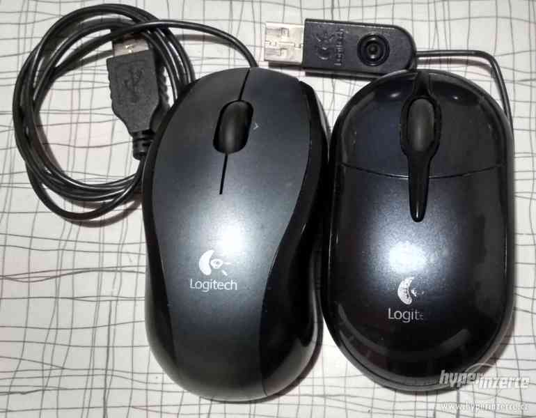 optické myši USB a PS2, nové nebo použité, bezvadné - foto 2