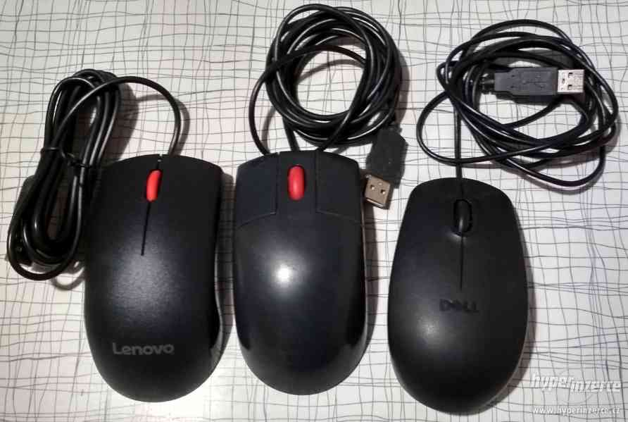 optické myši USB a PS2, nové nebo použité, bezvadné - foto 4