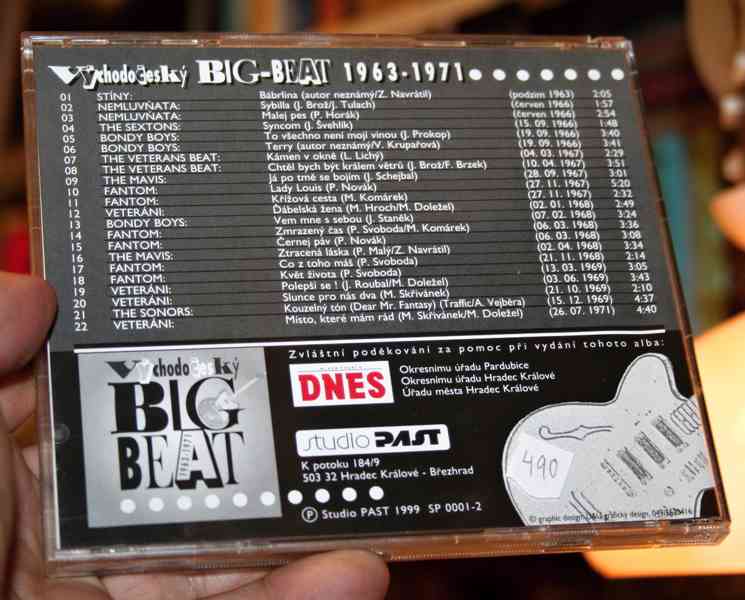 CD VÝCHODOČESKÝ BIG-BEAT 1963-1971 (nesehnatelné) - foto 2