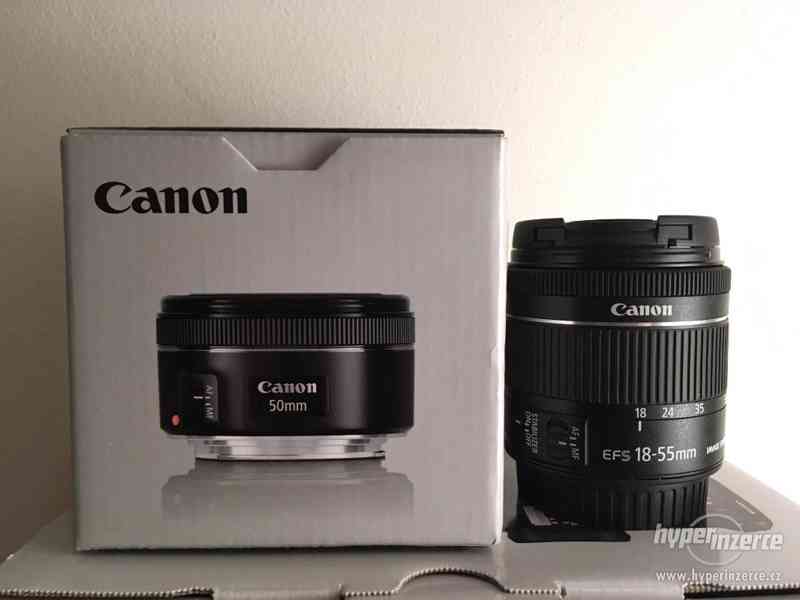 Nová Zrcadlovka Canon EOS 800D + dva objektivy - foto 2