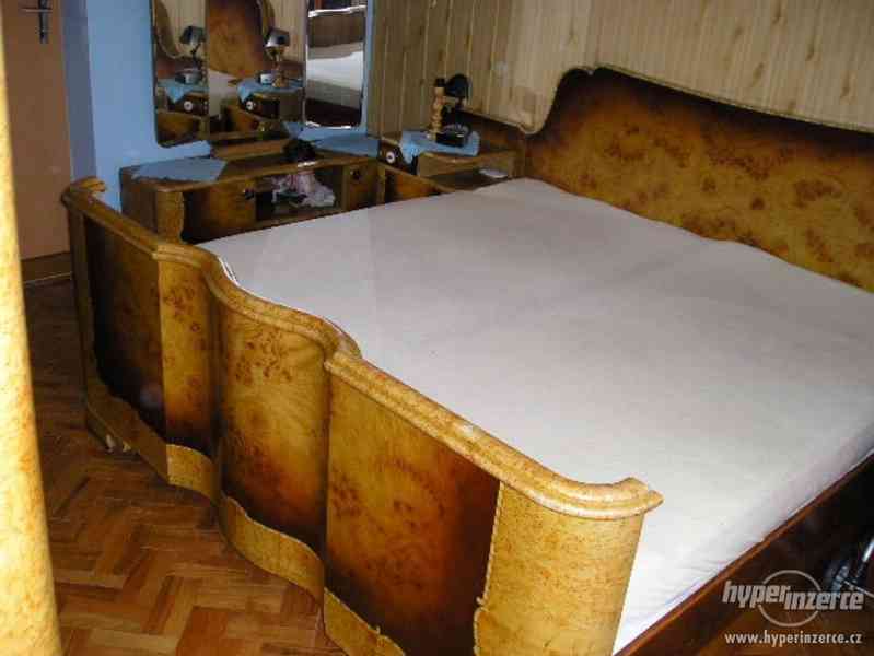 Starožitný nábytek sestava, ložnice, kořenice - foto 2
