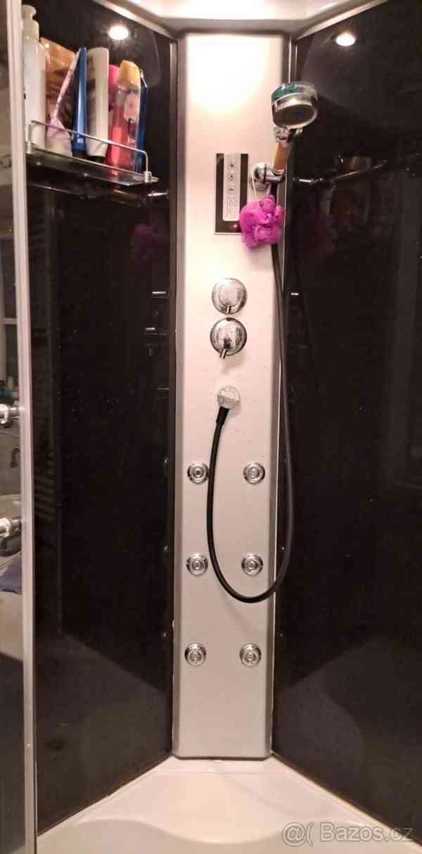 Sprchový box s hydromasáží 90/90/210 cm ruční a hlavová sprc - foto 3