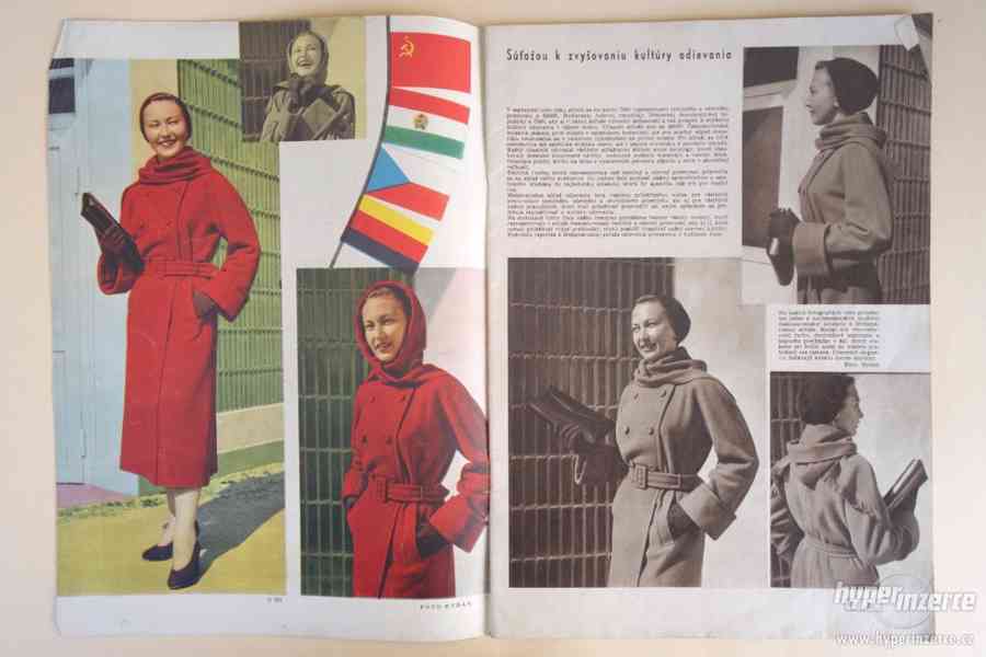 Slovenský časopis Móda textil č. 10 z r. 1953 - foto 2
