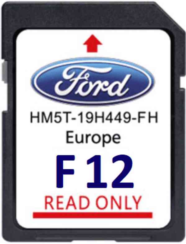 Ford Sync2 mapy 2024 (F12) celé Evropy - HM5T-19H449-FG