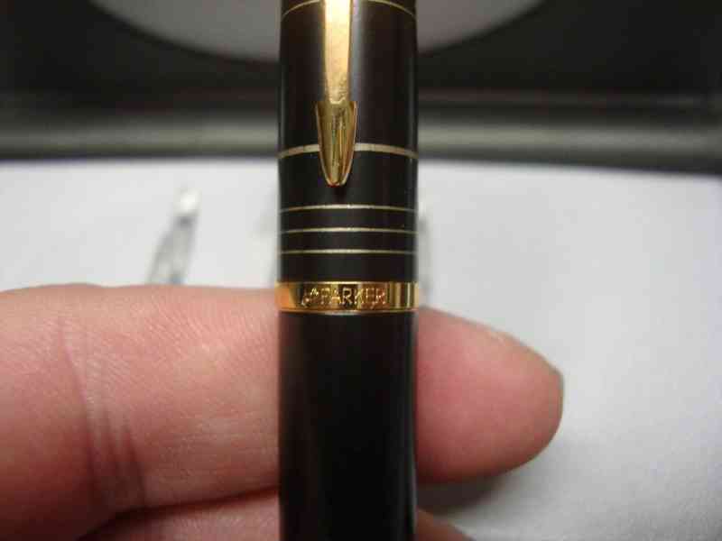 Luxusní bombičkové pero Parker kompletní balení + náplně - foto 13