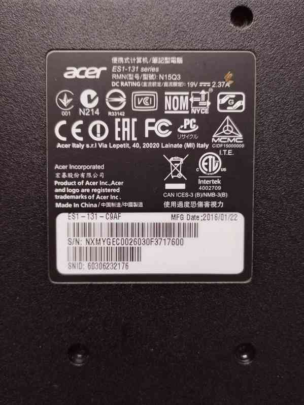 Notebook Acer es1-131 - foto 3