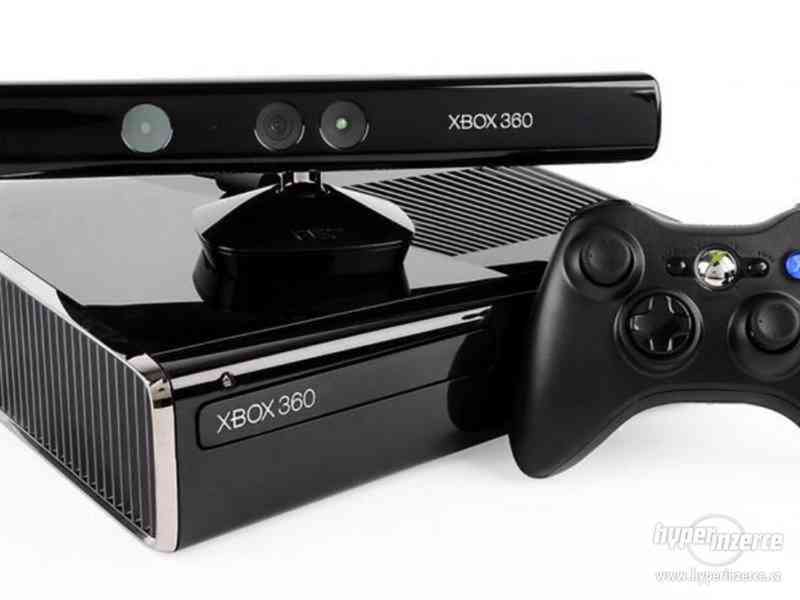 XBox 360 250GB, Kinect,2 bezdr. ovladače, 5 her, orig balení - foto 1