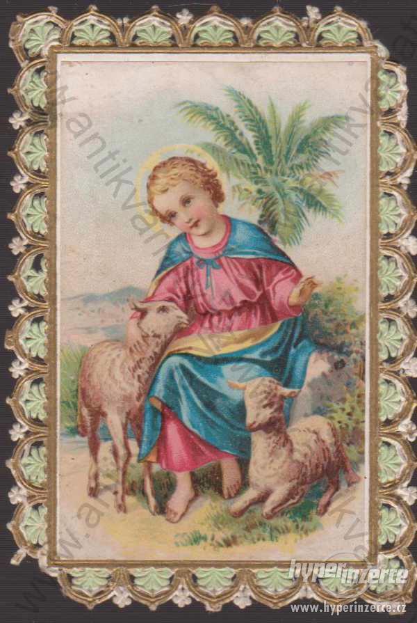 Svatý obrázek Dobrý pastýř B. M. Kulda - foto 1