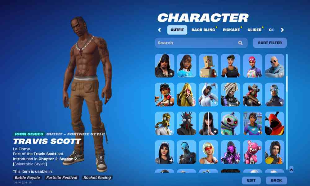 FORTNITE ÚČET - 250 skins,TRAVIS SCOT, SEASON 3 CHAPTER 1 - foto 3