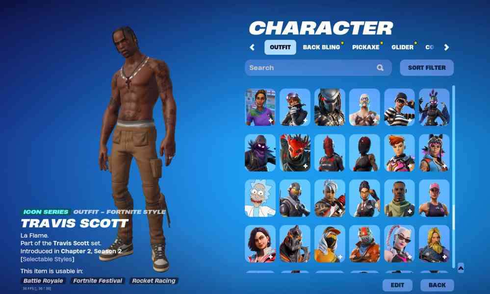 FORTNITE ÚČET - 250 skins,TRAVIS SCOT, SEASON 3 CHAPTER 1 - foto 8