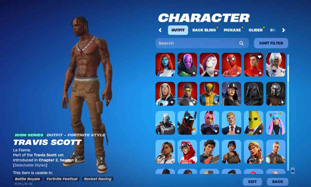 FORTNITE ÚČET - 250 skins,TRAVIS SCOT, SEASON 3 CHAPTER 1 - foto 2