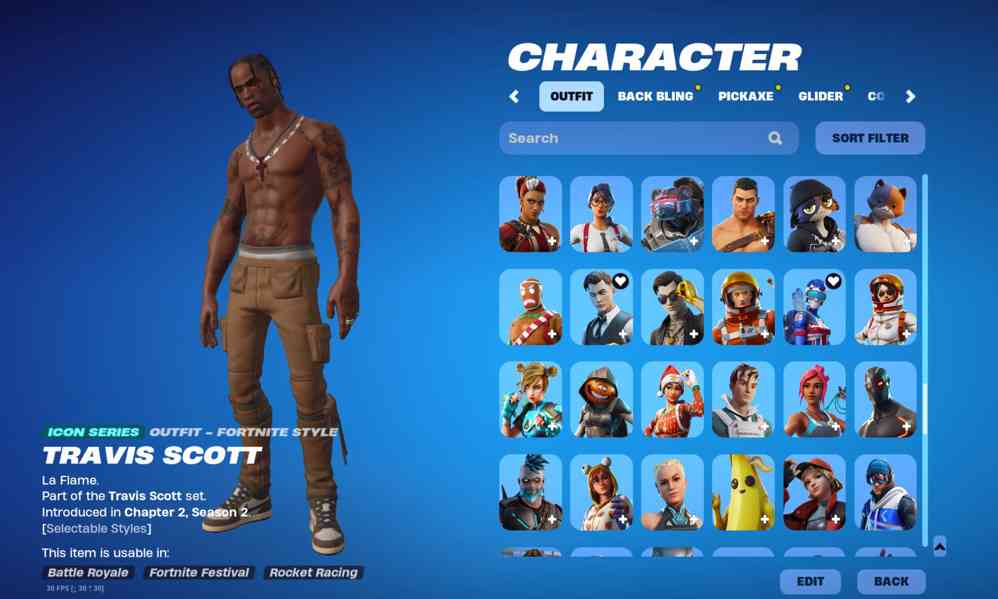 FORTNITE ÚČET - 250 skins,TRAVIS SCOT, SEASON 3 CHAPTER 1 - foto 7