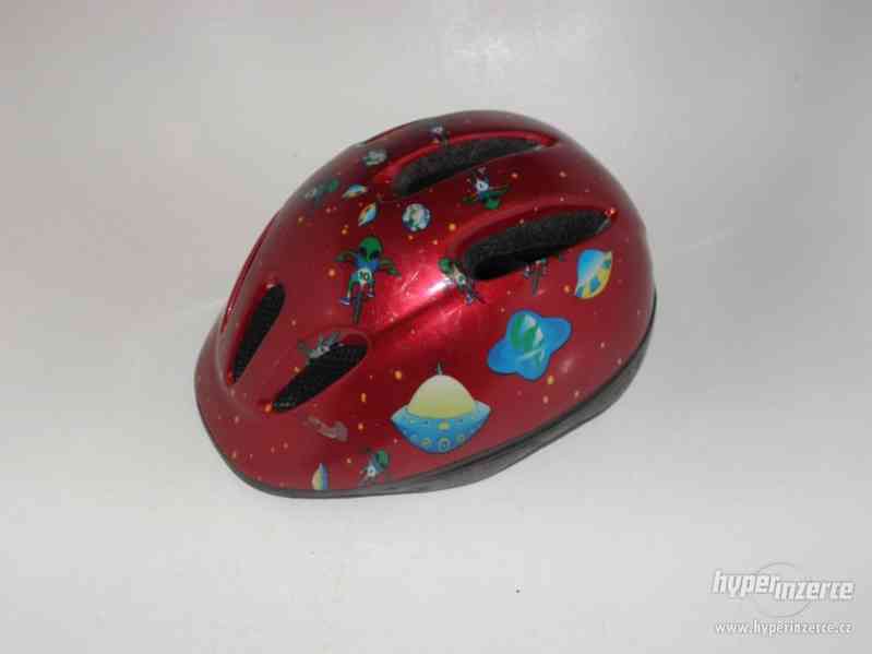 Dětská helma na kolo ( cyklistická přilba ) vel. S/M 52-57cm - foto 1