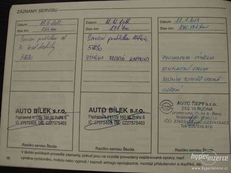 Škoda Octavia 1.9 TDI r,v,2005 (servisní knížka) - foto 21