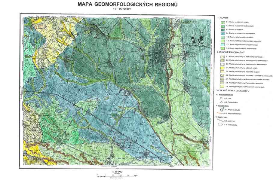 Mapa - geomorfologie, geologie, klimatologie - foto 1