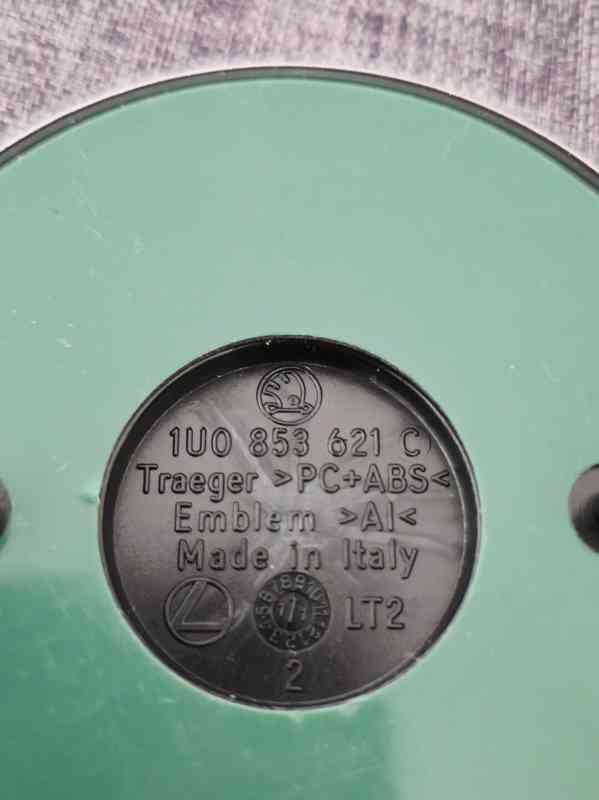 Nové ORIGINÁLNÍ logo Škoda 80 mm 1U0853621C  - foto 3