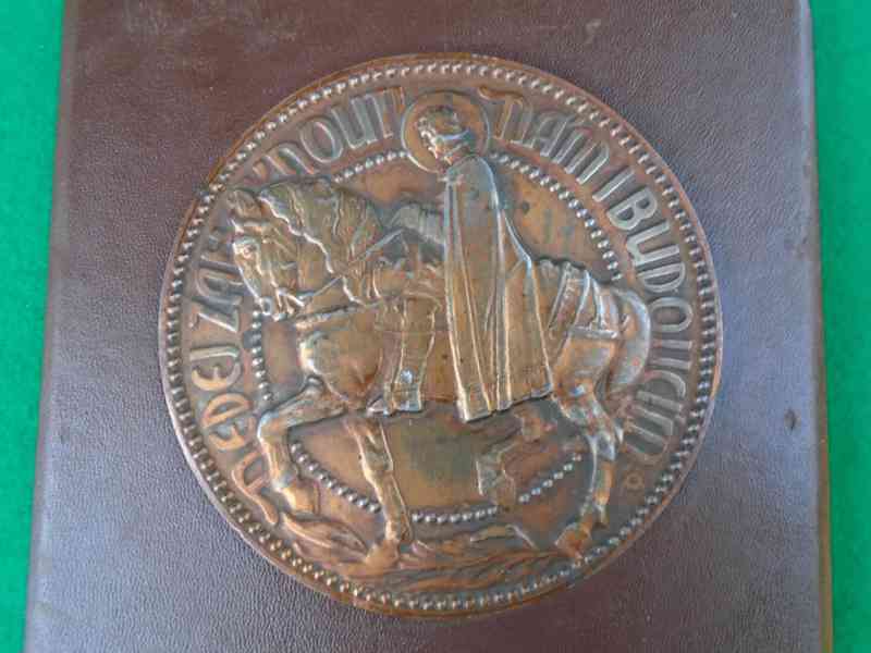 BRONZOVÁ PLAKETA MEDAILE SV. VÁCLAV 929 - 1929 Antonín Mára - foto 2