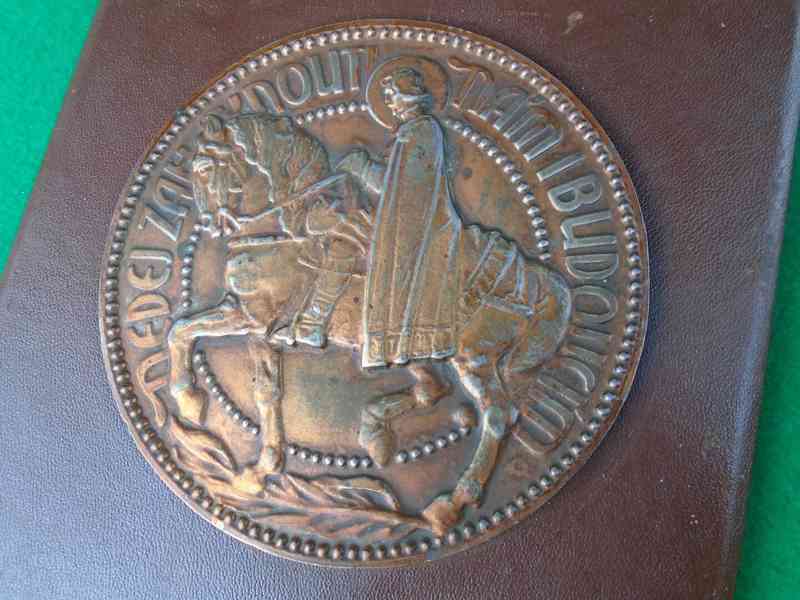 BRONZOVÁ PLAKETA MEDAILE SV. VÁCLAV 929 - 1929 Antonín Mára - foto 7
