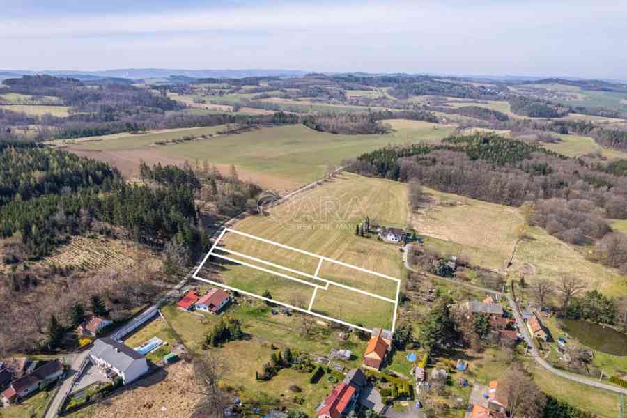 Pozemky určené k výstavbě Olbramovice - Křešice - foto 8