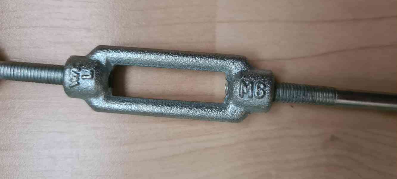 Závitový napínák M6 O-H 170mm - foto 2