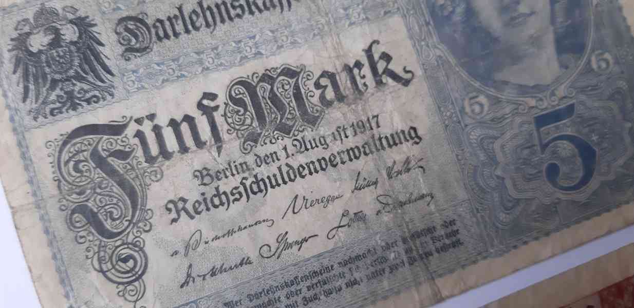 Darlehnskassenschein*5 Mark 1914*20 Mark 1917*50 Mark 1918 - foto 9