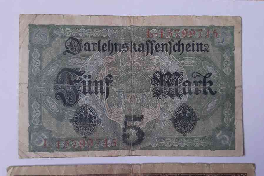 Darlehnskassenschein*5 Mark 1914*20 Mark 1917*50 Mark 1918 - foto 4