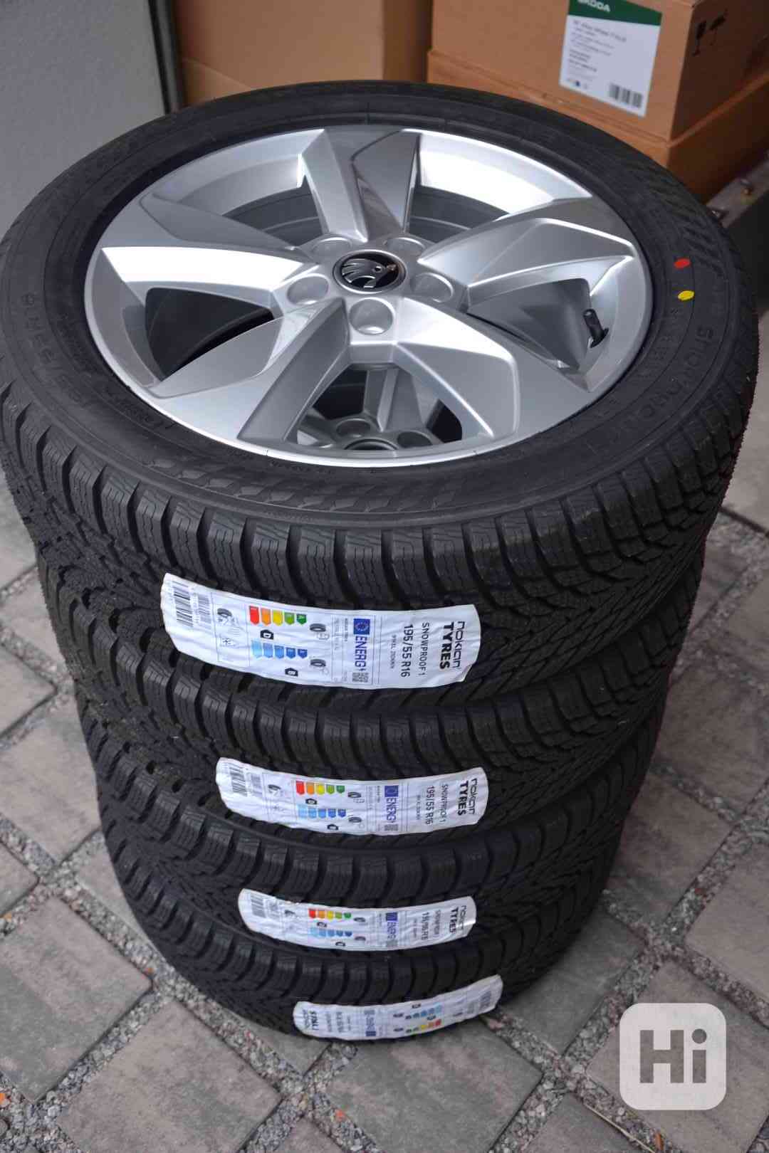 Š.Fabia IV/VW Polo. S.Ibiza -NOVÁ zimní ALU sada 195/55R16 - foto 1