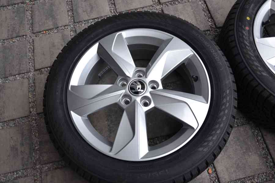 Š.Fabia IV/VW Polo. S.Ibiza -NOVÁ zimní ALU sada 195/55R16 - foto 19