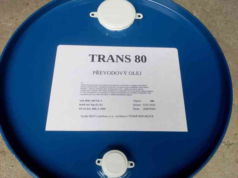 převodový olej Trans 80 ( pp80 ) - foto 3