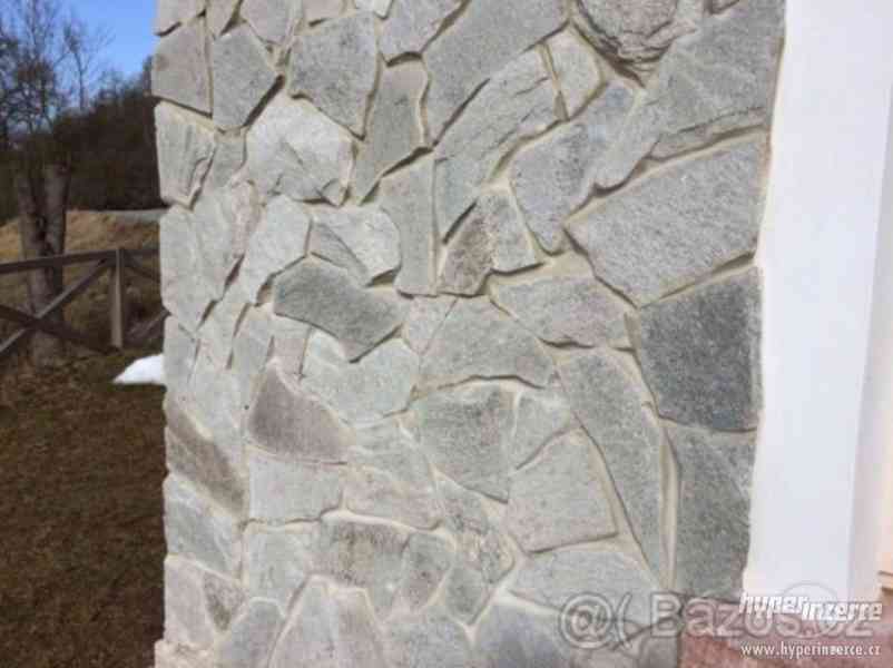 Obkladový kámen, kamenná dlažba, přírodní kámen, fasáda - foto 11