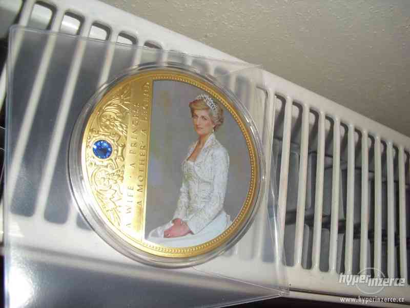 Gigantická ražba/mince "Diana - princezna" - foto 1