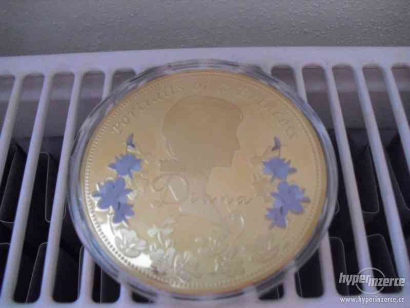 Gigantická ražba/mince "Diana - princezna" - foto 2