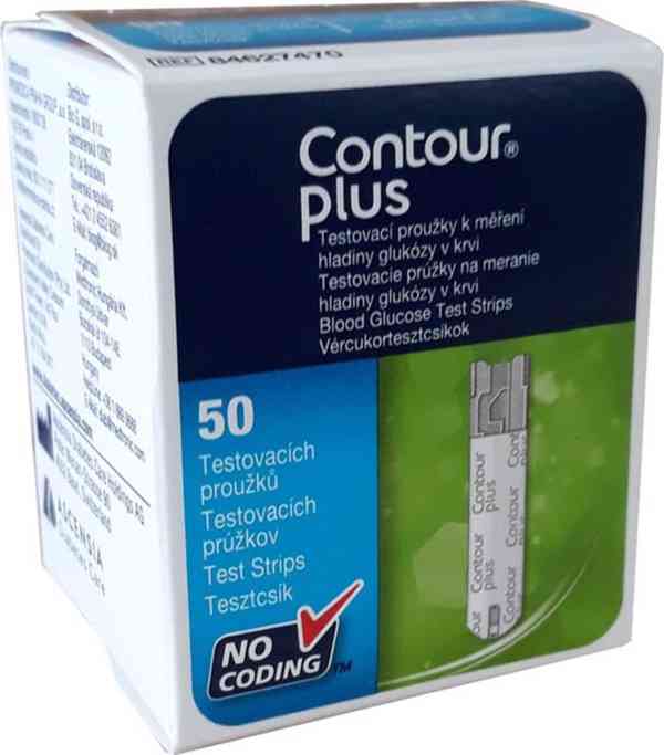 5x testovací proužky do glukometru ContourPlus-dodání ZDARMA - foto 1