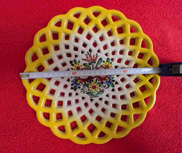 Originální dekorativní retro talíř – Made in Czechoslovakia  - foto 2