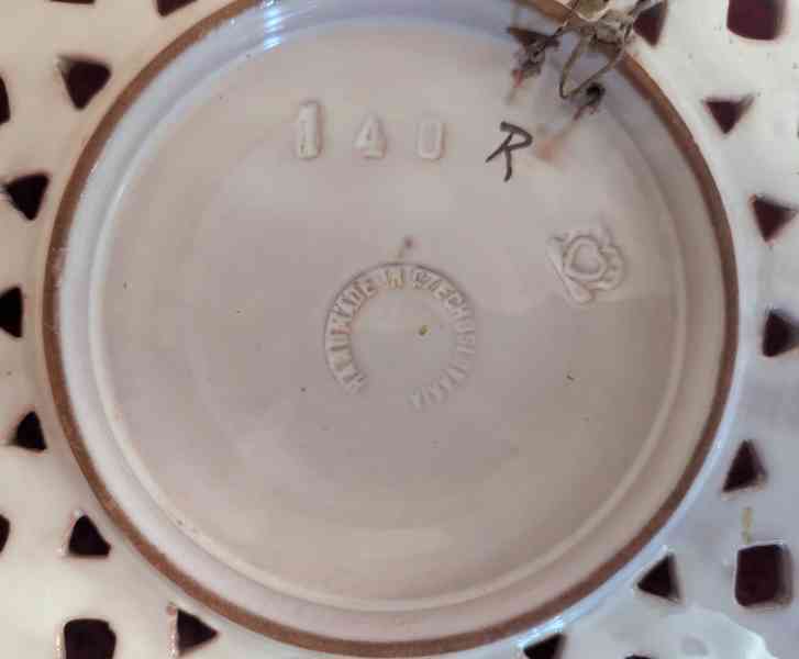 Originální dekorativní retro talíř – Made in Czechoslovakia  - foto 4