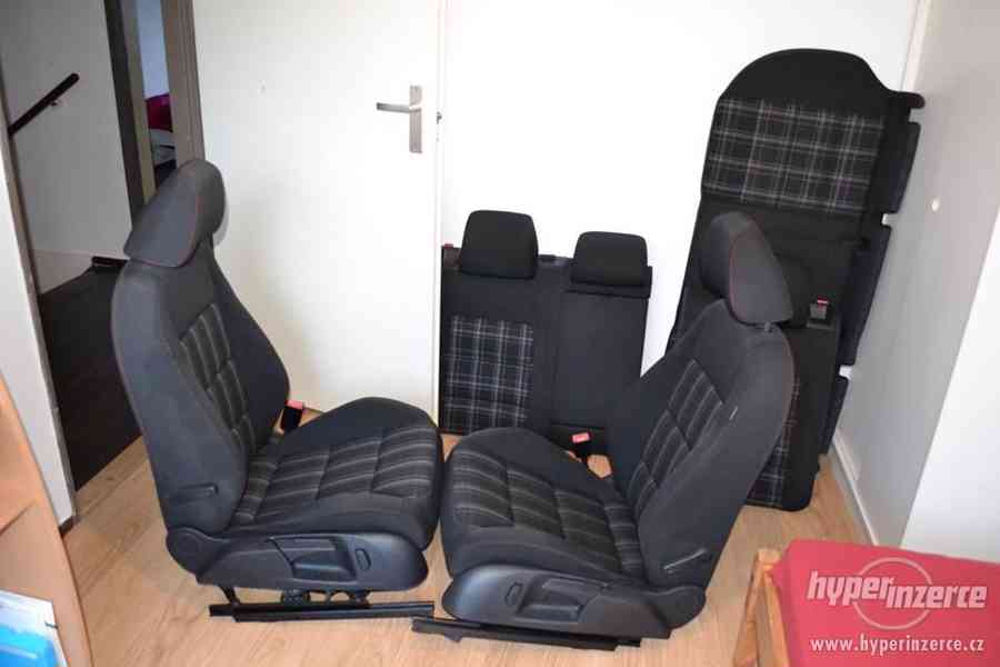 Kompletní sedadla Golf 6 GTI r.v.2012 - foto 2