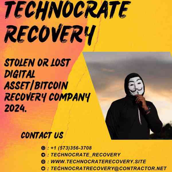 TECHNOCRATE RECOVERY MOST INTELLIGENT CRYPTO RECOVERY TEAM